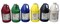Sax Heavy Body Acrylic Paint, Half Gallons, Assorted Colors, Set of 6